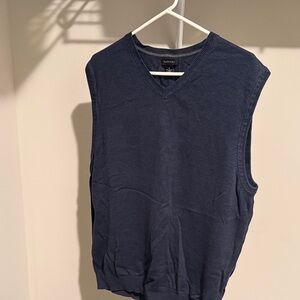 Van Heusen Dark Blue Knit Vest
